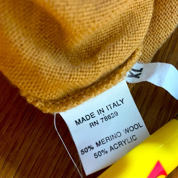 tuscan sweater men's xl merino blend made in italy soft baggy loose minimalist - Picture 8 of 9